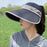 Cloud Sense Ice Silk Widened Brim Face Cover Sun-proof Topless Hat